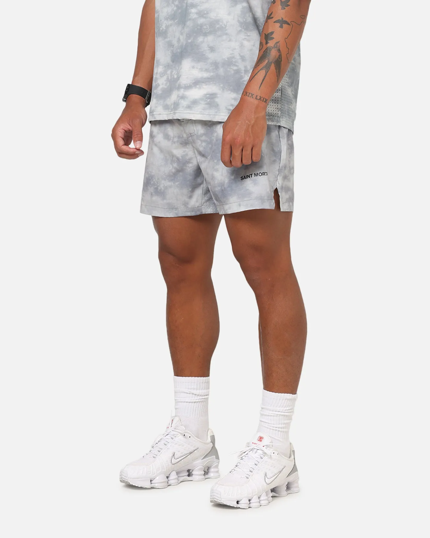 Saint Morta Athltc Training Shorts Concrete sold by Culture Kings