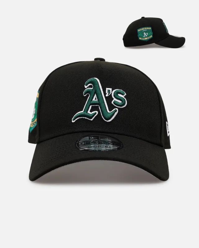 New Era Oakland Athletics 'Black And Team Color' 9FORTY A-Frame Snapback Black/Official Team Color made by New Era