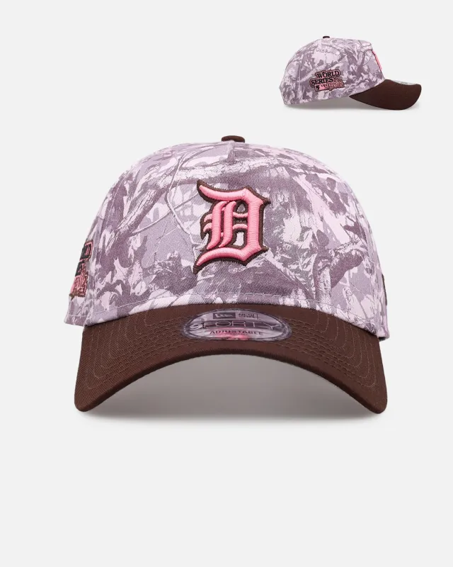 New Era Detroit Tigers 'Pink Tree Camo' 9FORTY A-Frame Snapback Pink made by New Era