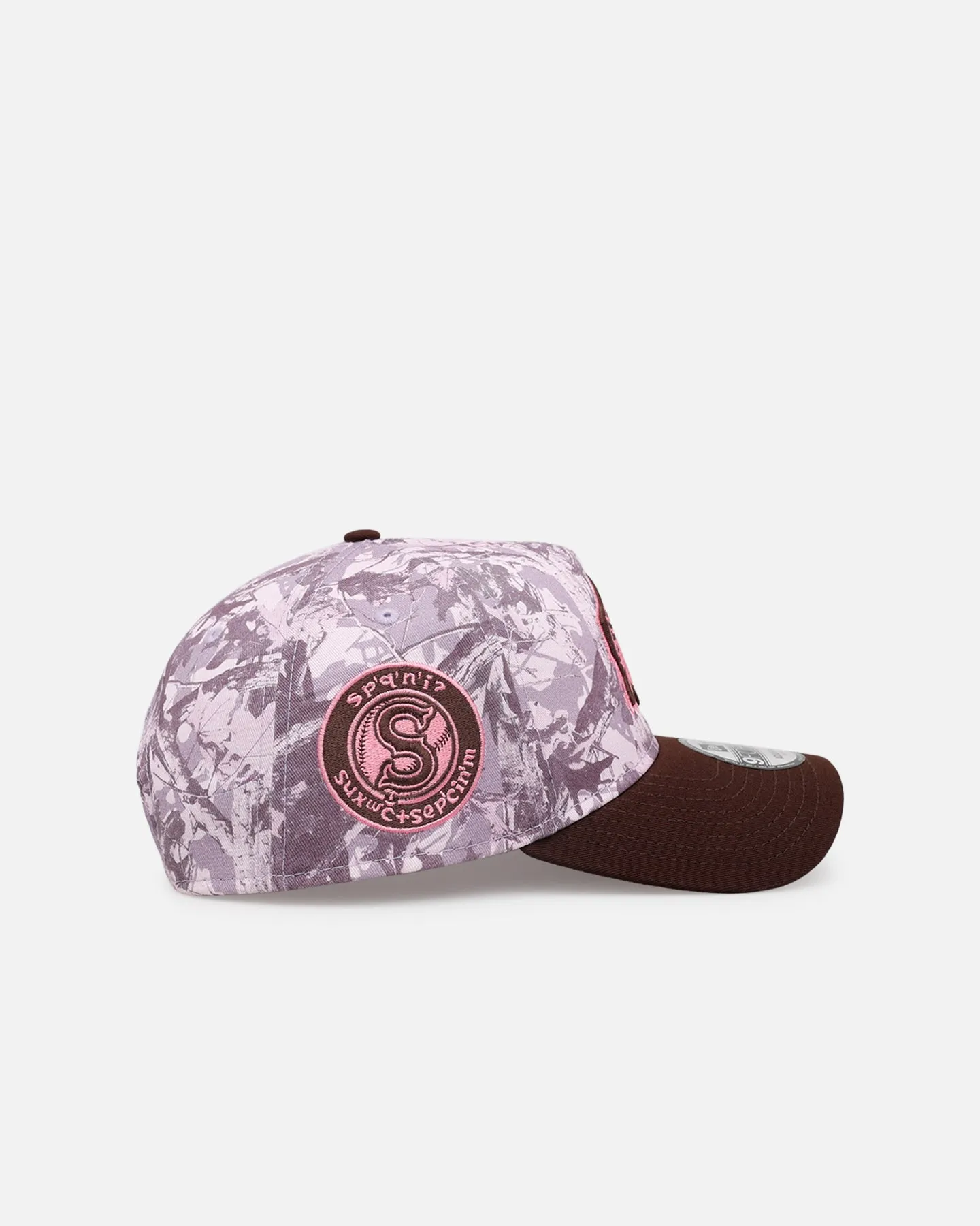 New Era Spokane Indians 'Pink Tree Camo' 9FORTY A-Frame Snapback Pink sold by Culture Kings product image thumbnail 3