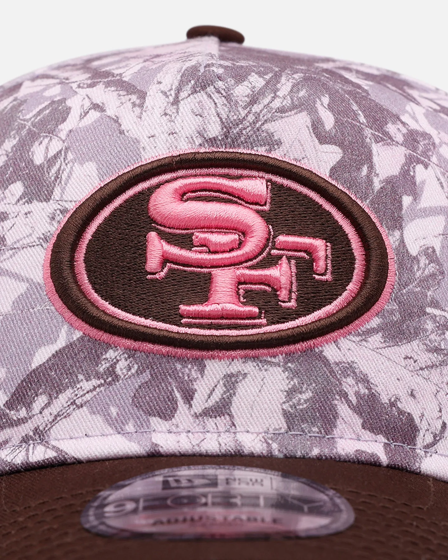 New Era San Francisco 49ers 'Pink Tree Camo' 9FORTY A-Frame Snapback Pink sold by Culture Kings product image thumbnail 5