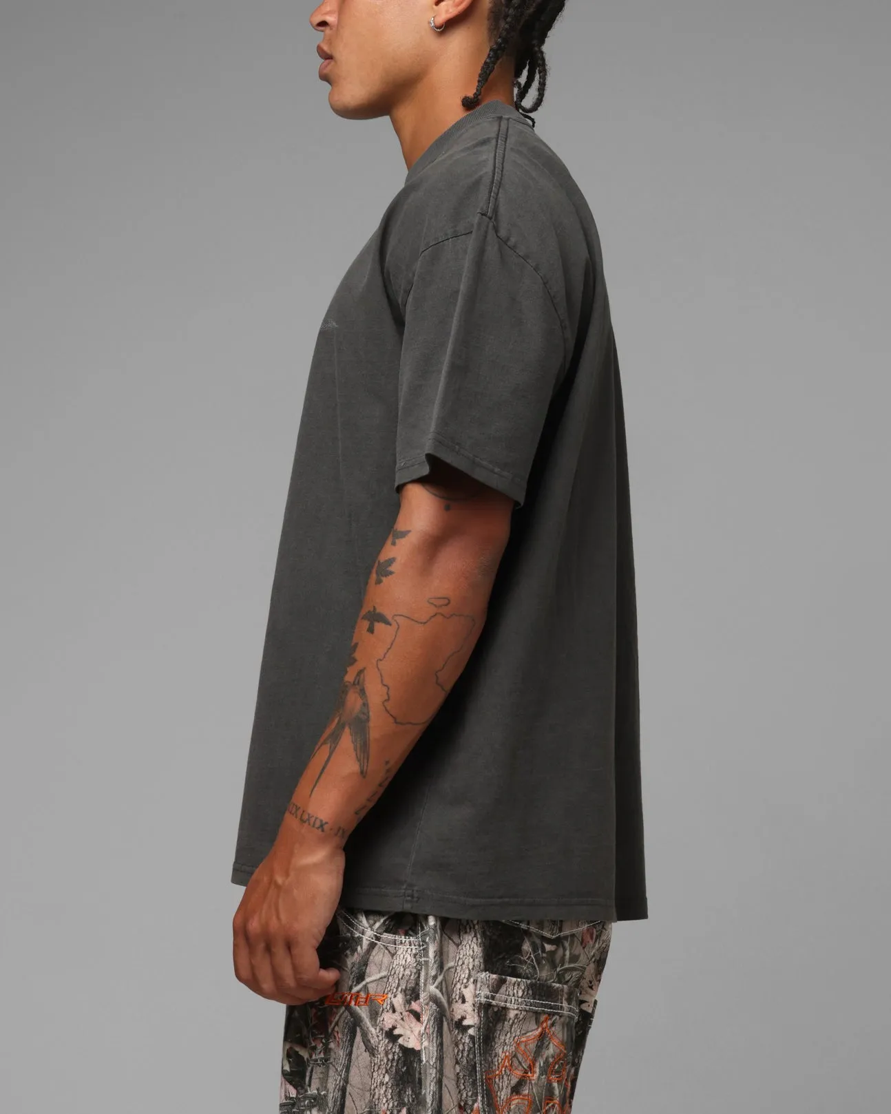 Loiter Afterimage T-Shirt Black sold by Culture Kings product image thumbnail 5