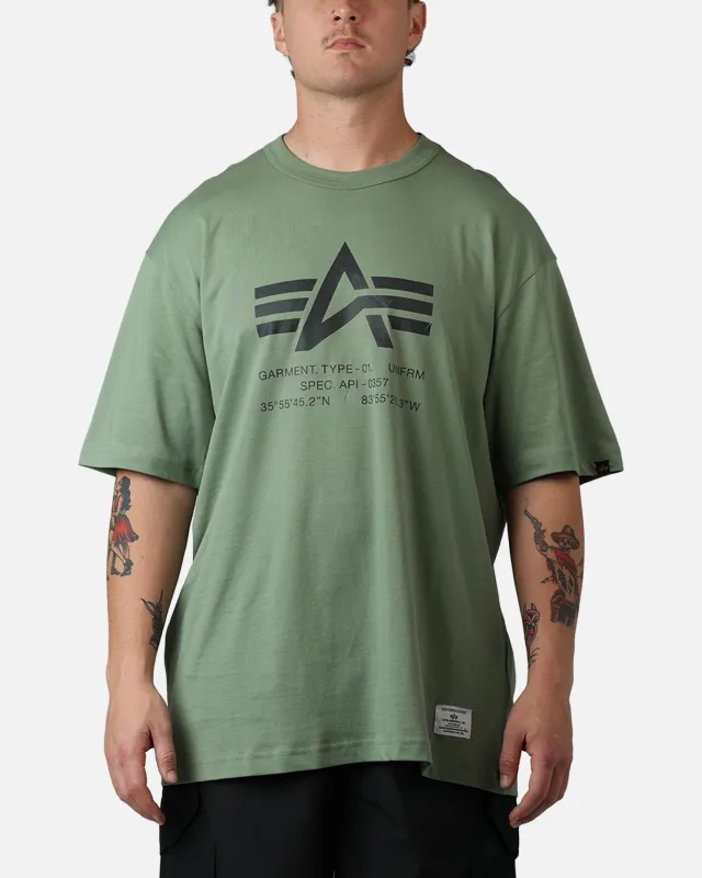 Alpha Industries Relaxed Coordinates T-Shirt Moss made by Alpha Industries