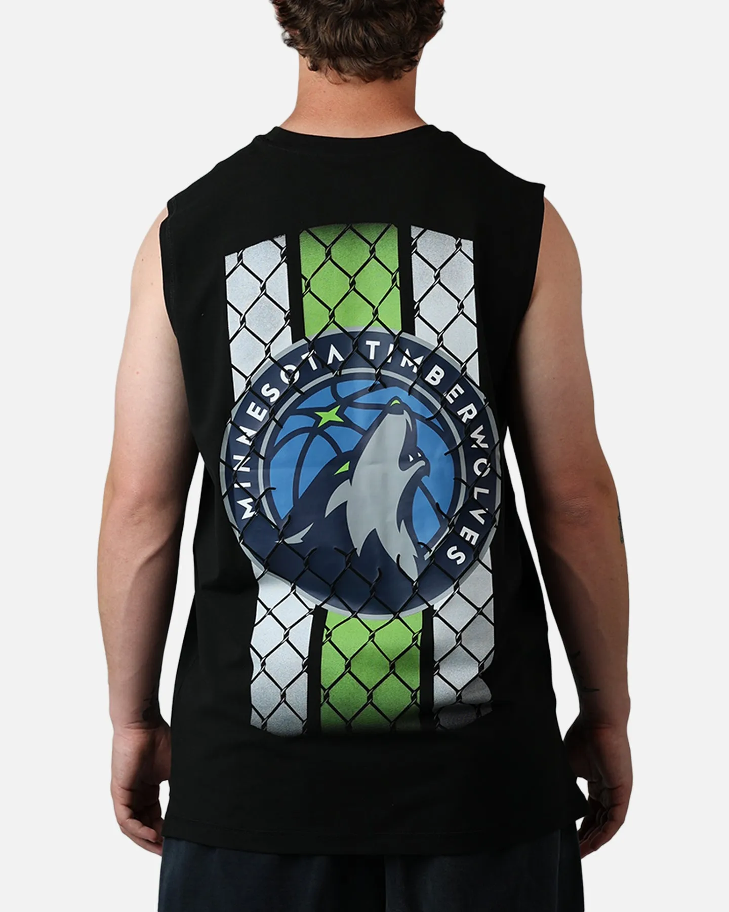New Era Minnesota Timberwolves Muscle T-Shirt Black sold by Culture Kings