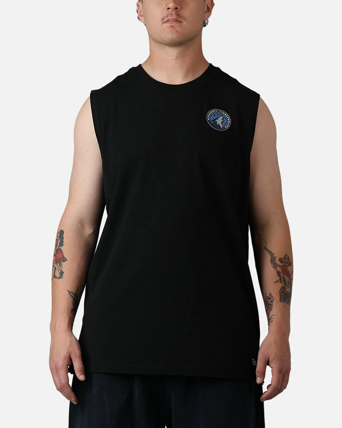 New Era Minnesota Timberwolves Muscle T-Shirt Black sold by Culture Kings product image thumbnail 2