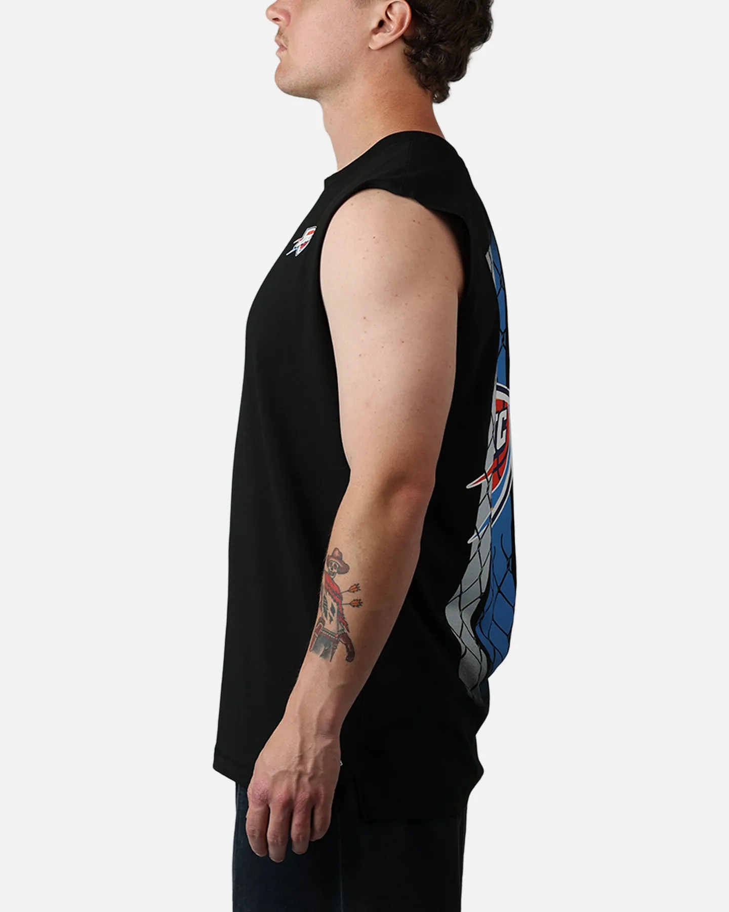 New Era Oklahoma City Thunder Muscle T-Shirt Black sold by Culture Kings product image thumbnail 5