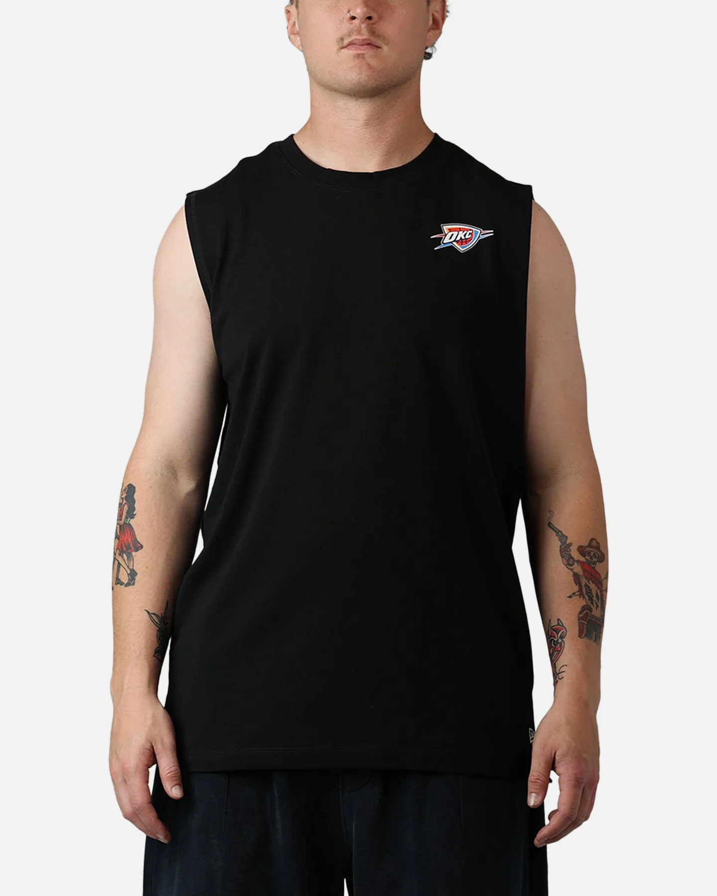 New Era Oklahoma City Thunder Muscle T-Shirt Black sold by Culture Kings product image thumbnail 2