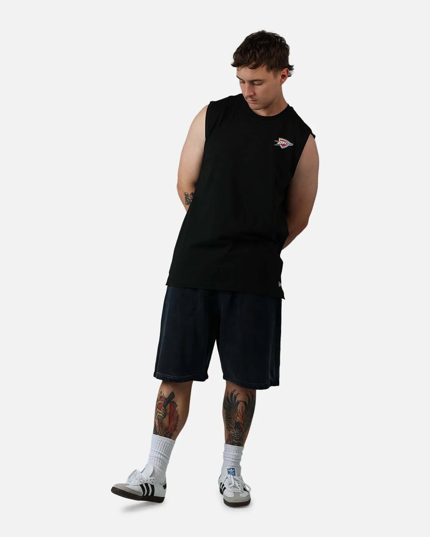 New Era Oklahoma City Thunder Muscle T-Shirt Black sold by Culture Kings product image thumbnail 3