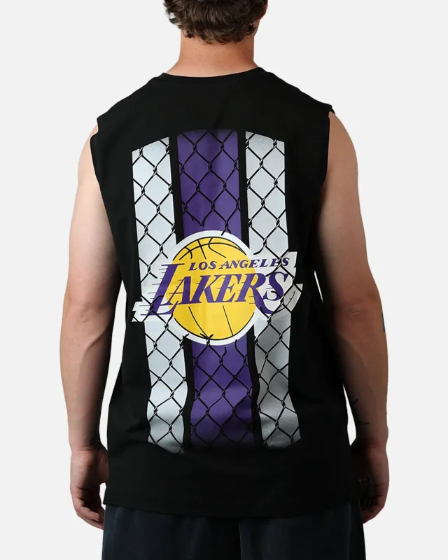 New Era Los Angeles Lakers Muscle T-Shirt Black made by New Era