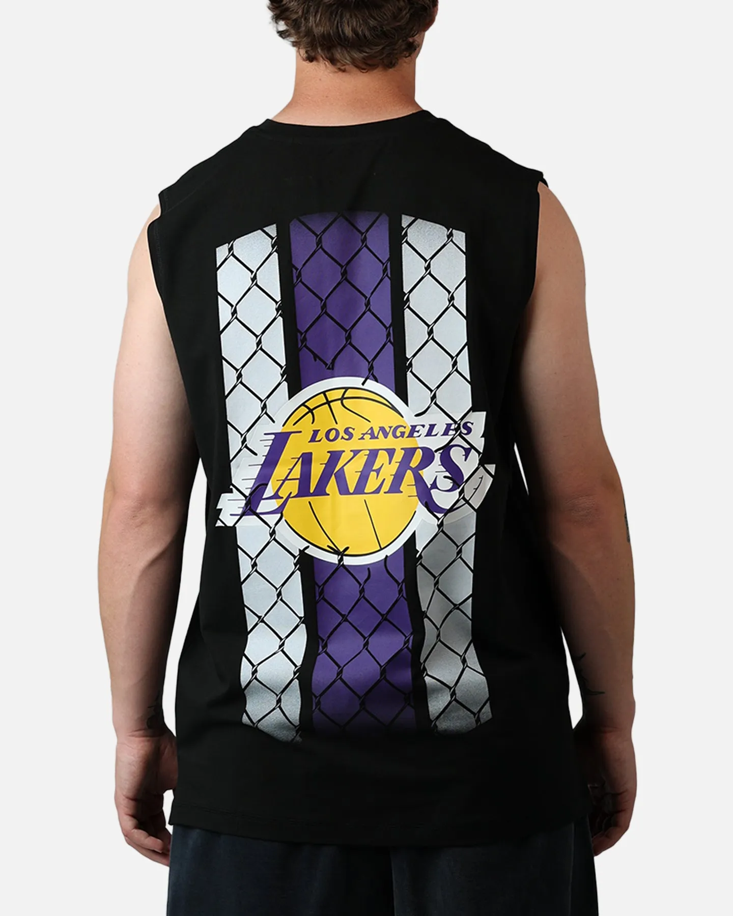 New Era Los Angeles Lakers Muscle T-Shirt Black sold by Culture Kings