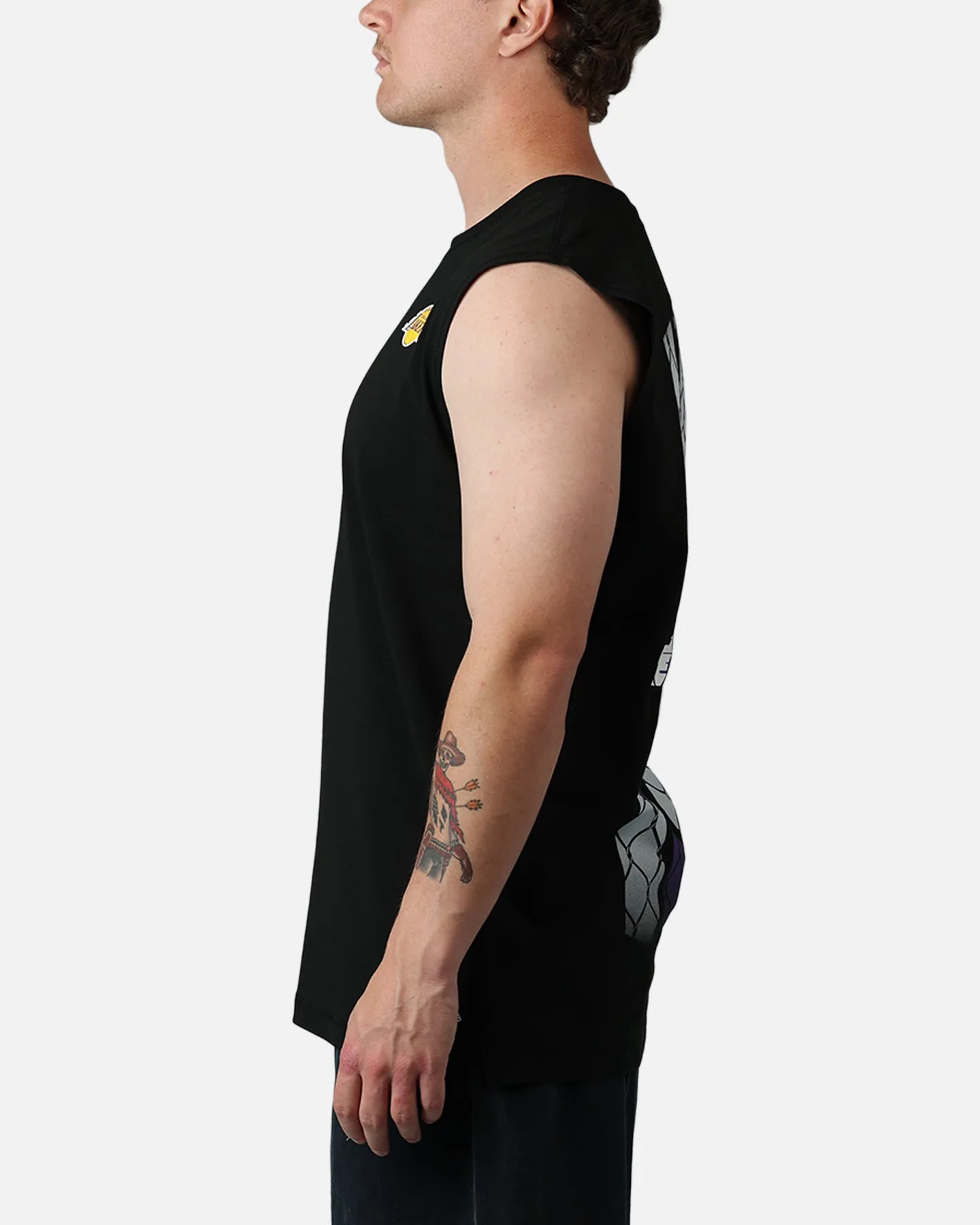 New Era Los Angeles Lakers Muscle T-Shirt Black sold by Culture Kings product image thumbnail 5