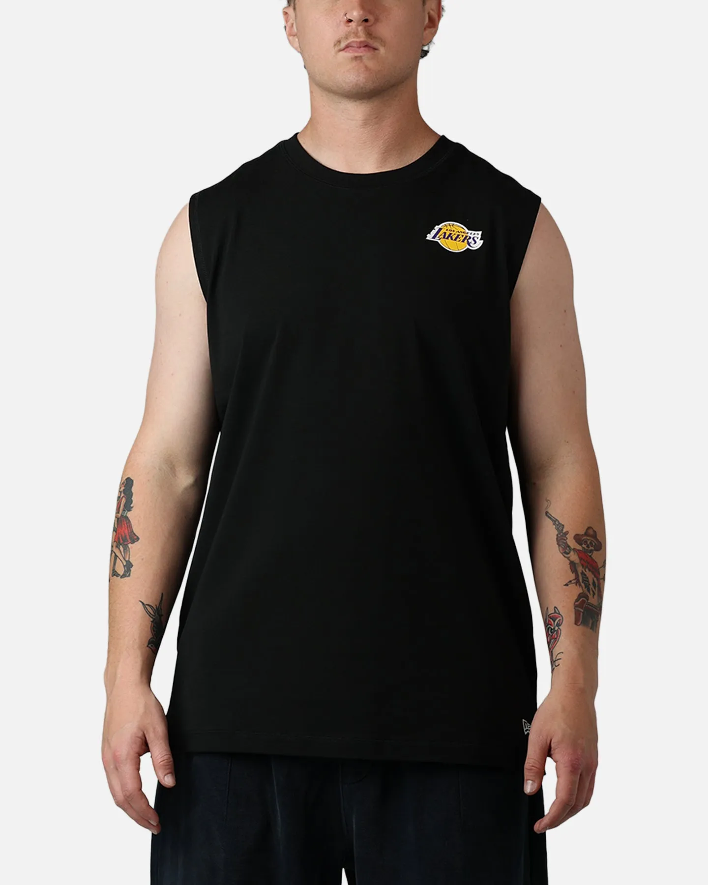 New Era Los Angeles Lakers Muscle T-Shirt Black sold by Culture Kings product image thumbnail 2