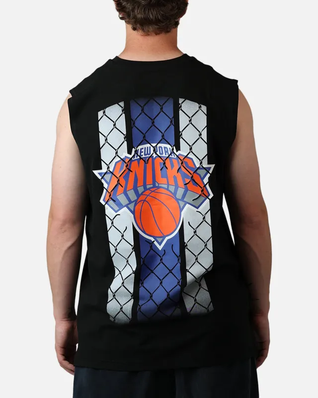 New Era New York Knicks Muscle T-Shirt Black made by New Era
