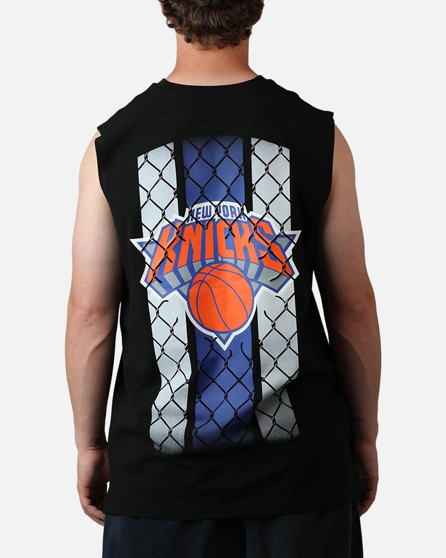 New Era New York Knicks Muscle T-Shirt Black sold by Culture Kings