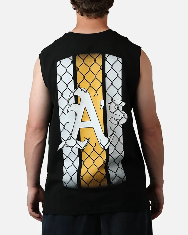New Era Oakland Athletics Muscle T-Shirt Black made by New Era