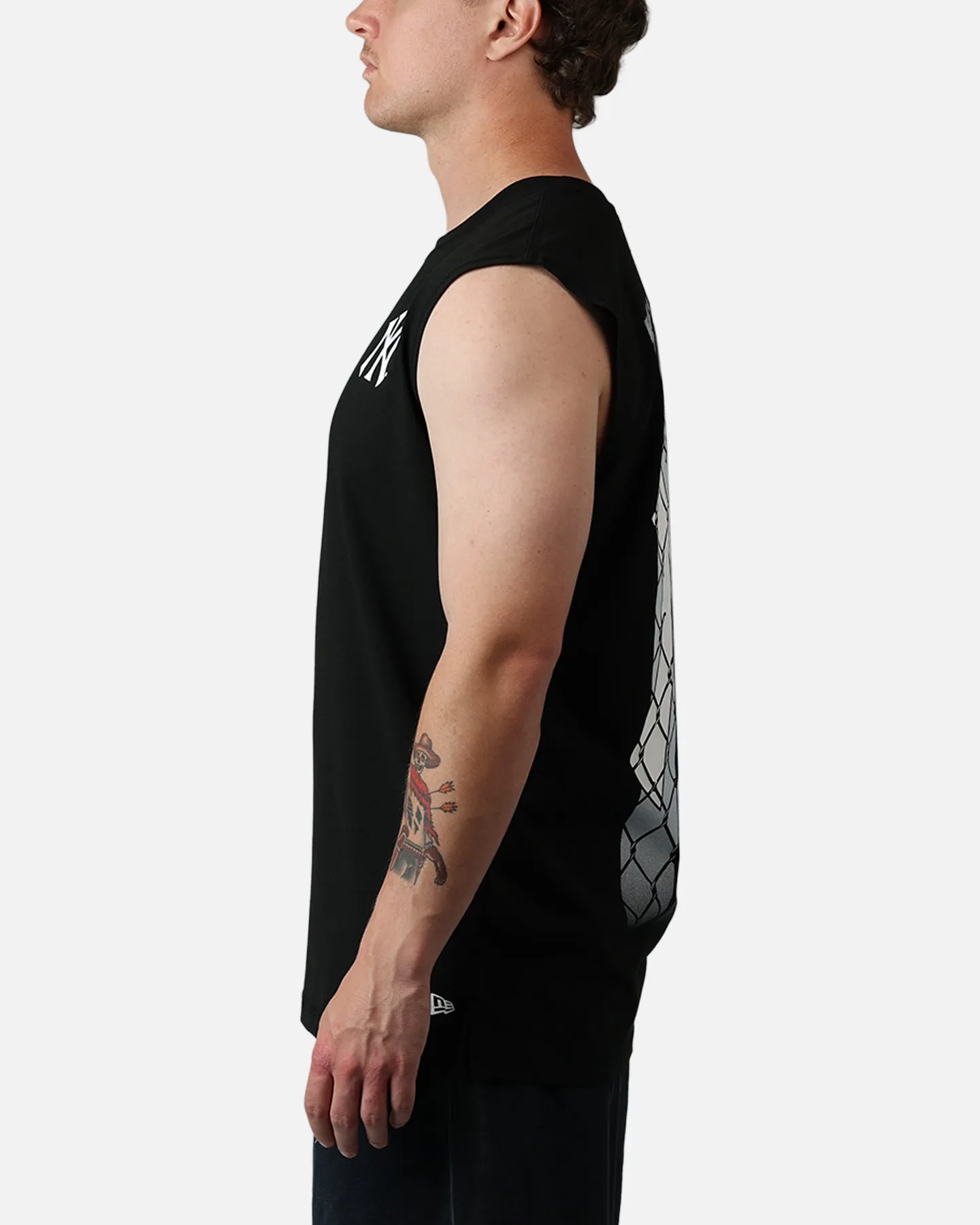 New Era New York Yankees Muscle T-Shirt Black sold by Culture Kings product image thumbnail 5