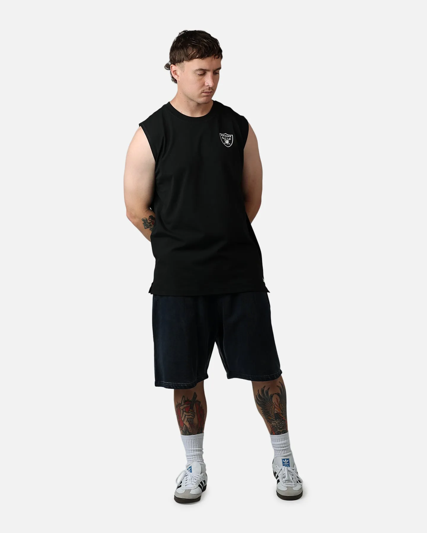 New Era Las Vegas Raiders Muscle T-Shirt Black sold by Culture Kings product image thumbnail 3