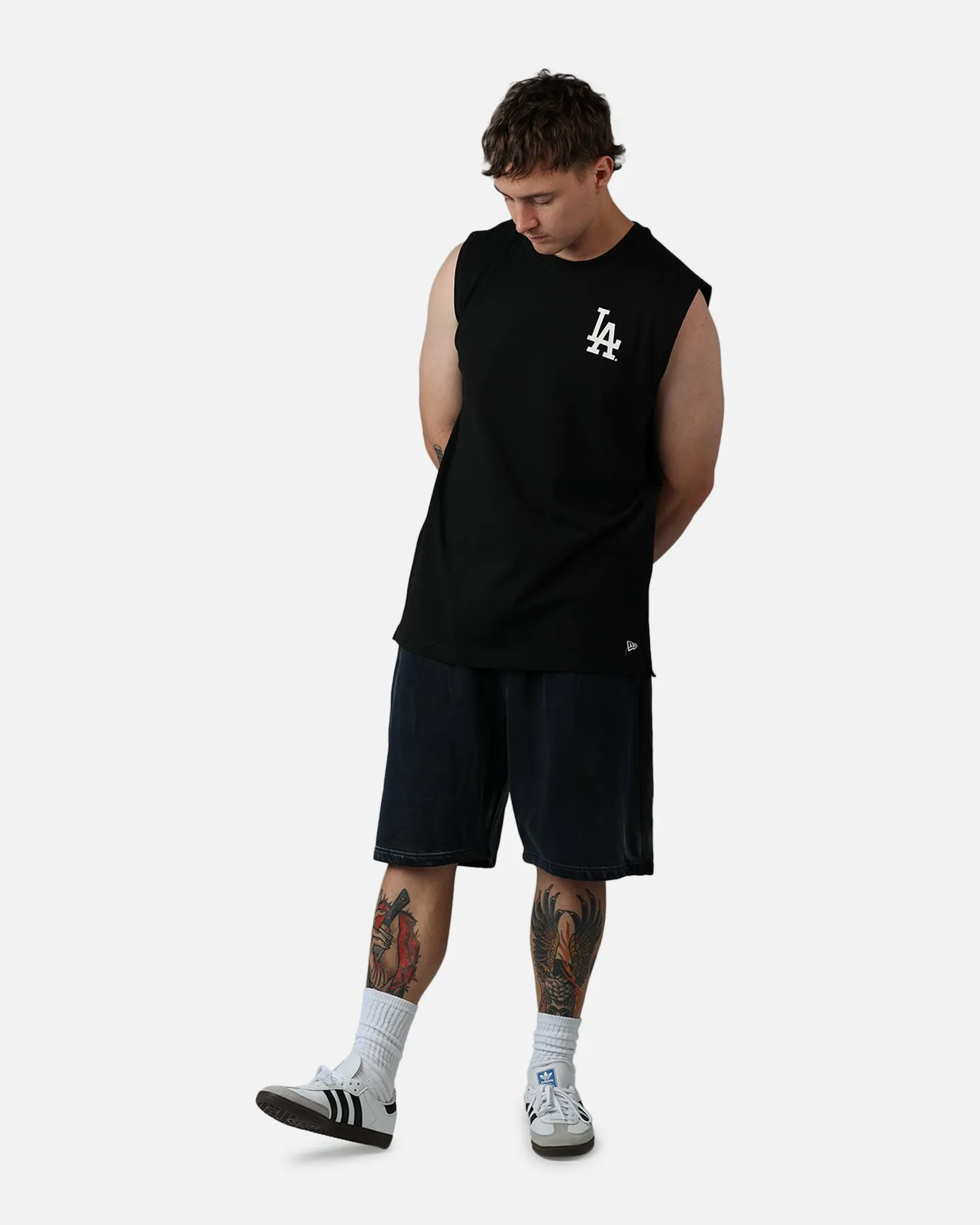 New Era Los Angeles Dodgers Muscle T-Shirt Black sold by Culture Kings product image thumbnail 3