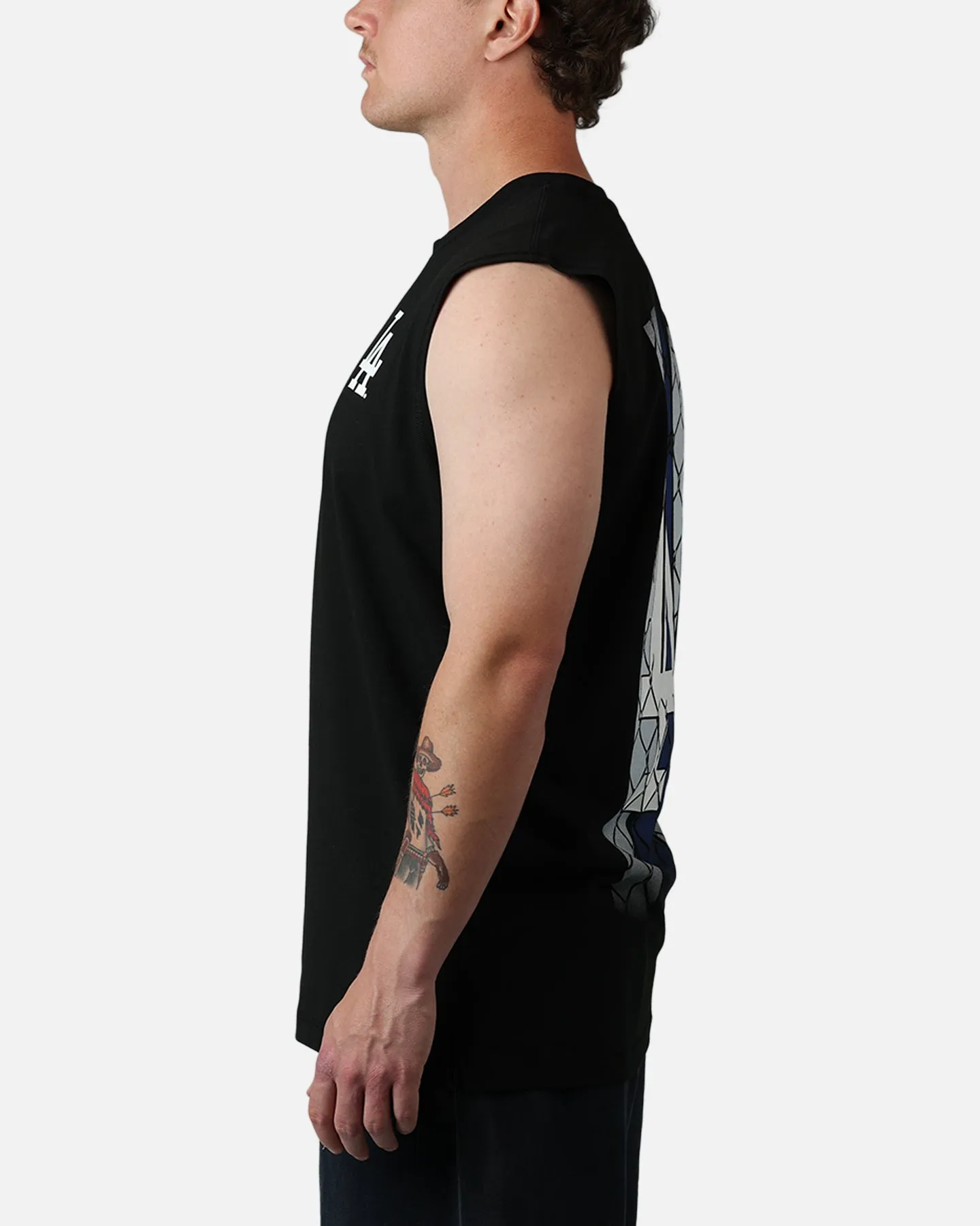 New Era Los Angeles Dodgers Muscle T-Shirt Black sold by Culture Kings product image thumbnail 5