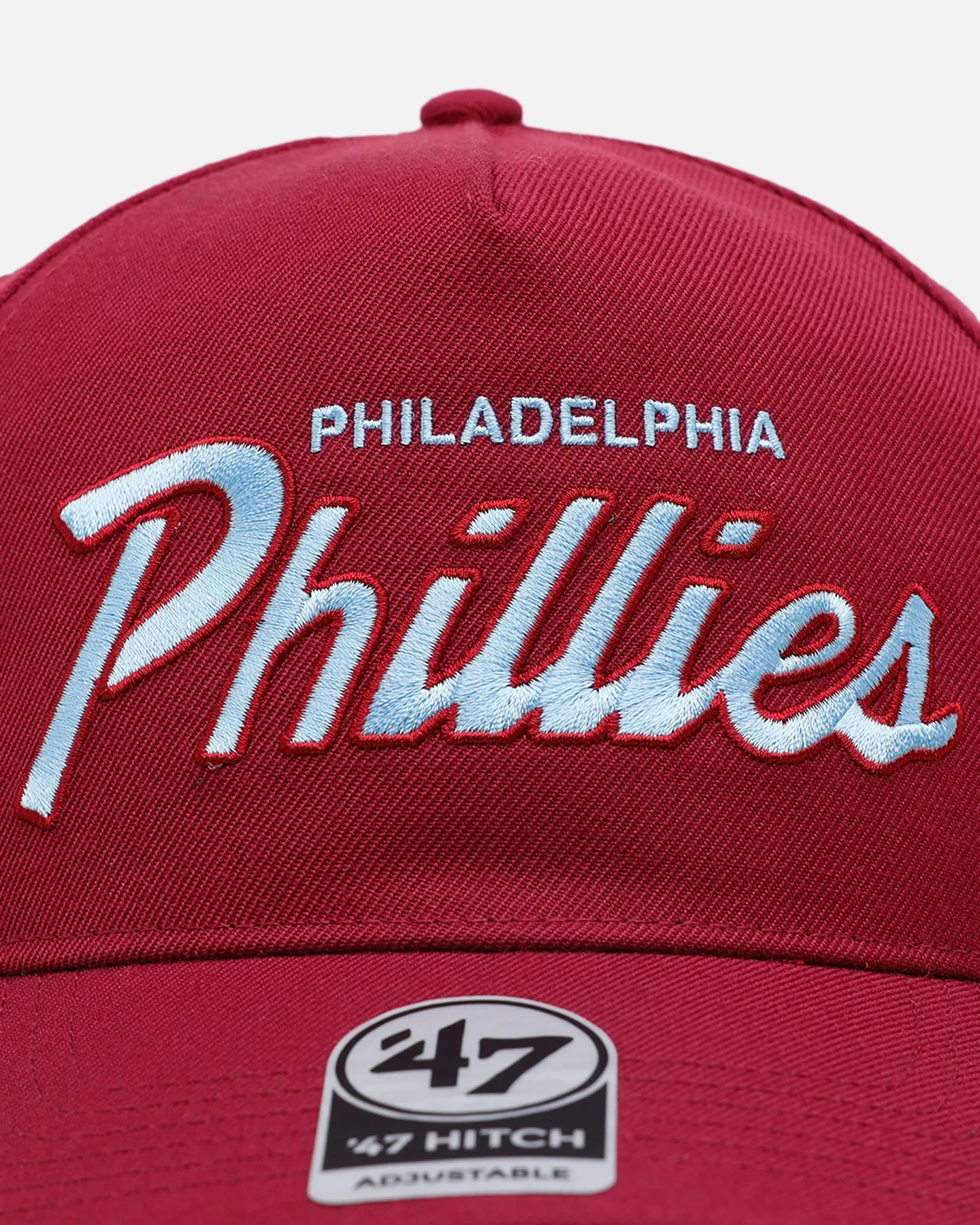47 Brand Philadelphia Phillies 'Vintage Script' 47 Hitch Snapback Burgundy sold by Culture Kings product image thumbnail 5