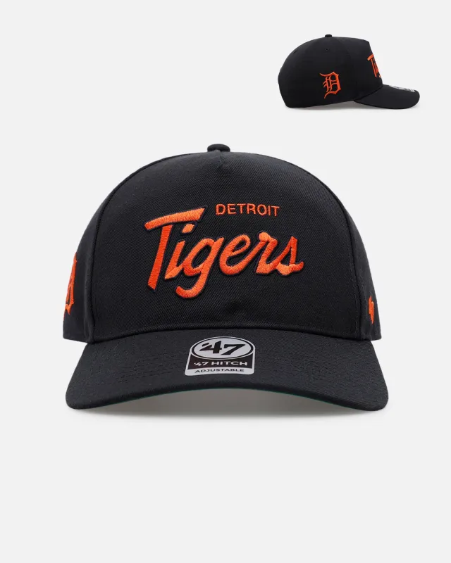 47 Brand Detroit Tigers 'Vintage Script' 47 Hitch Snapback Navy made by 47