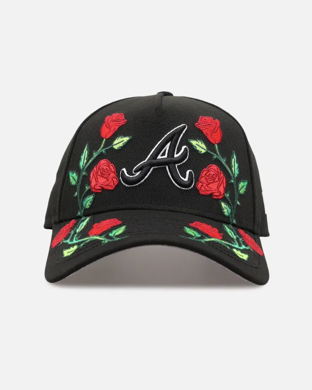 New Era Atlanta Braves 'Garden' 9FORTY A-Frame Snapback Black made by New Era