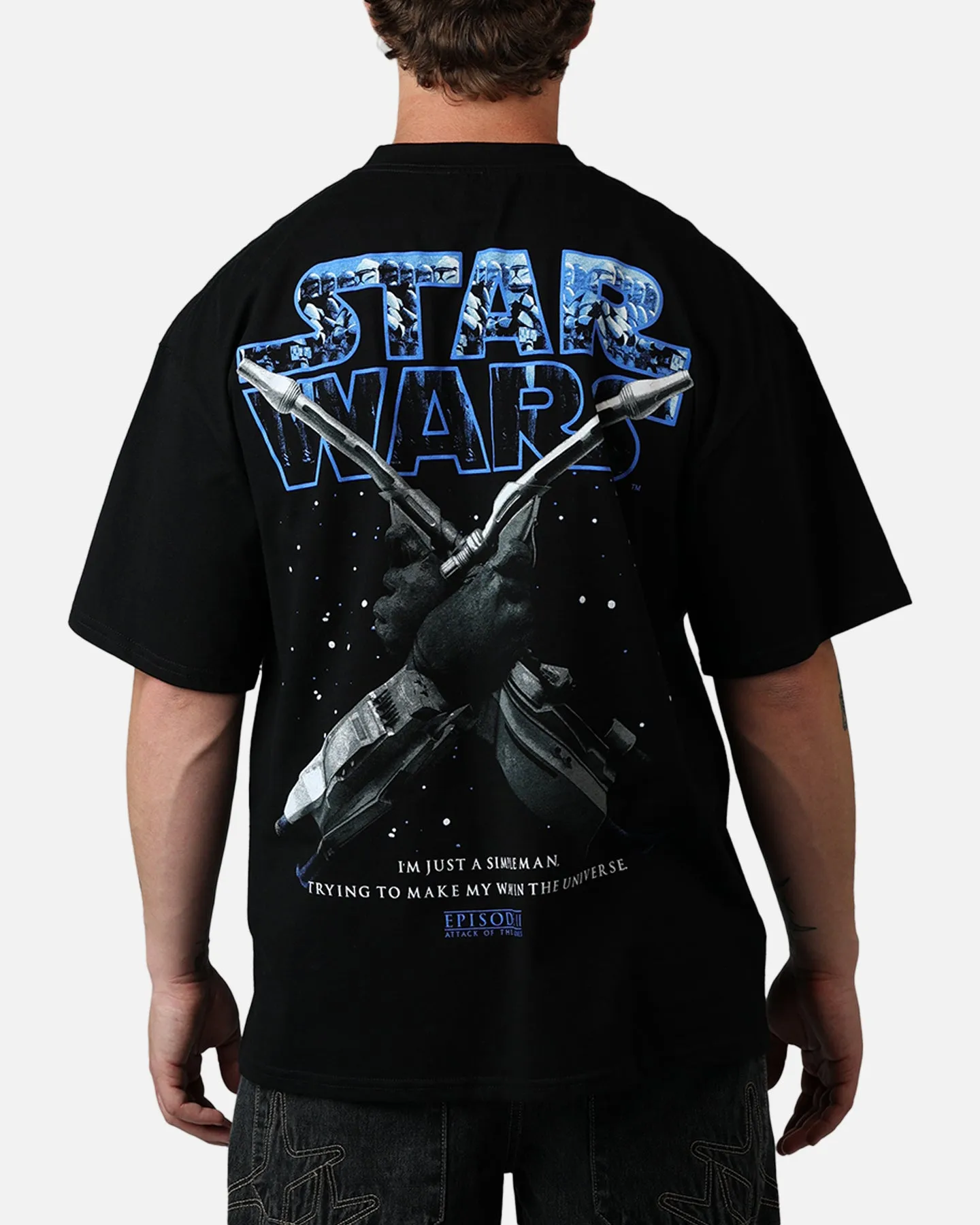 73Studio Star Wars 2002 Jango T-Shirt Black sold by Culture Kings product image thumbnail 2