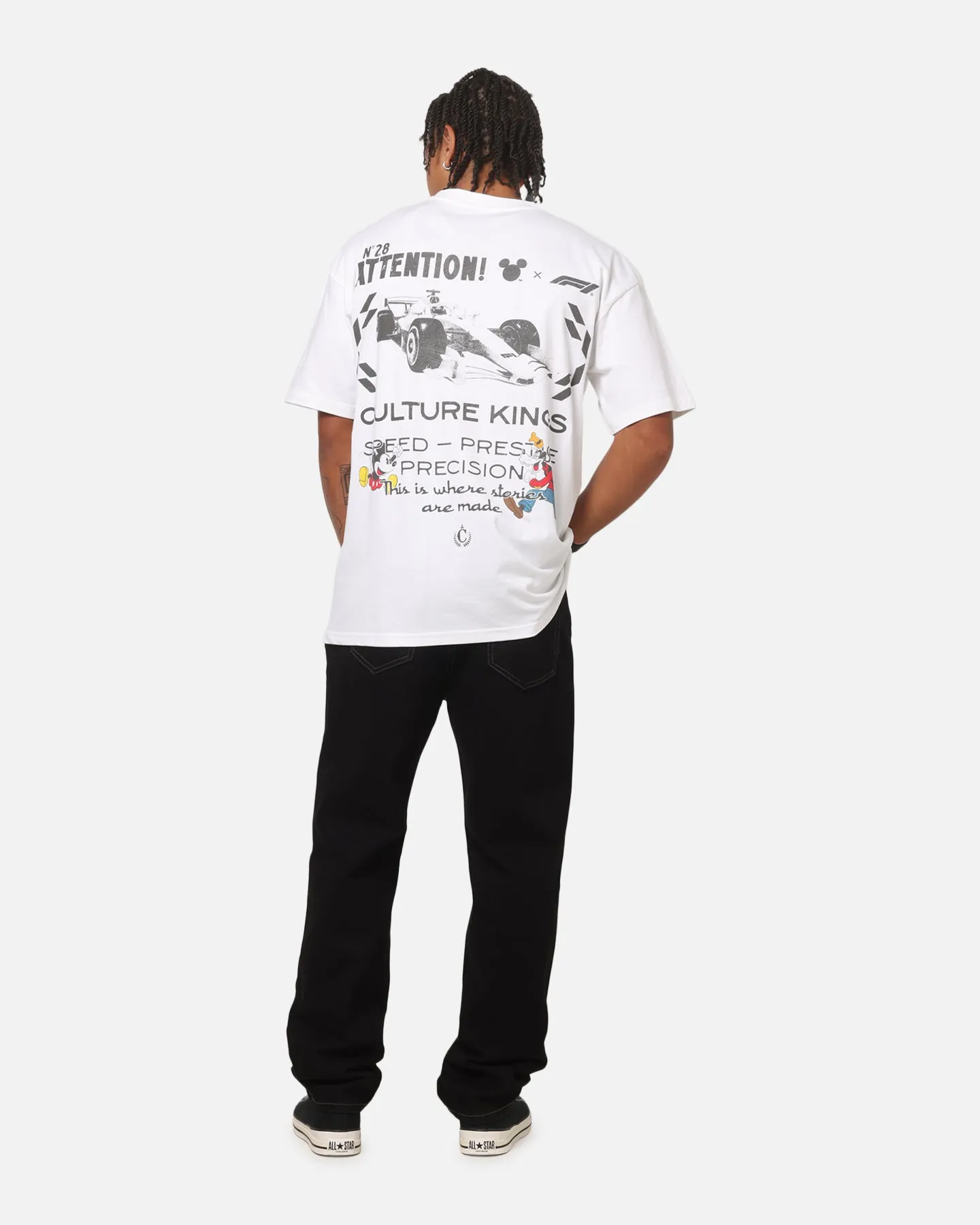 Culture Kings Disney x Formula 1® Mickey Mechanic Vintage T-Shirt White sold by Culture Kings product image thumbnail 3