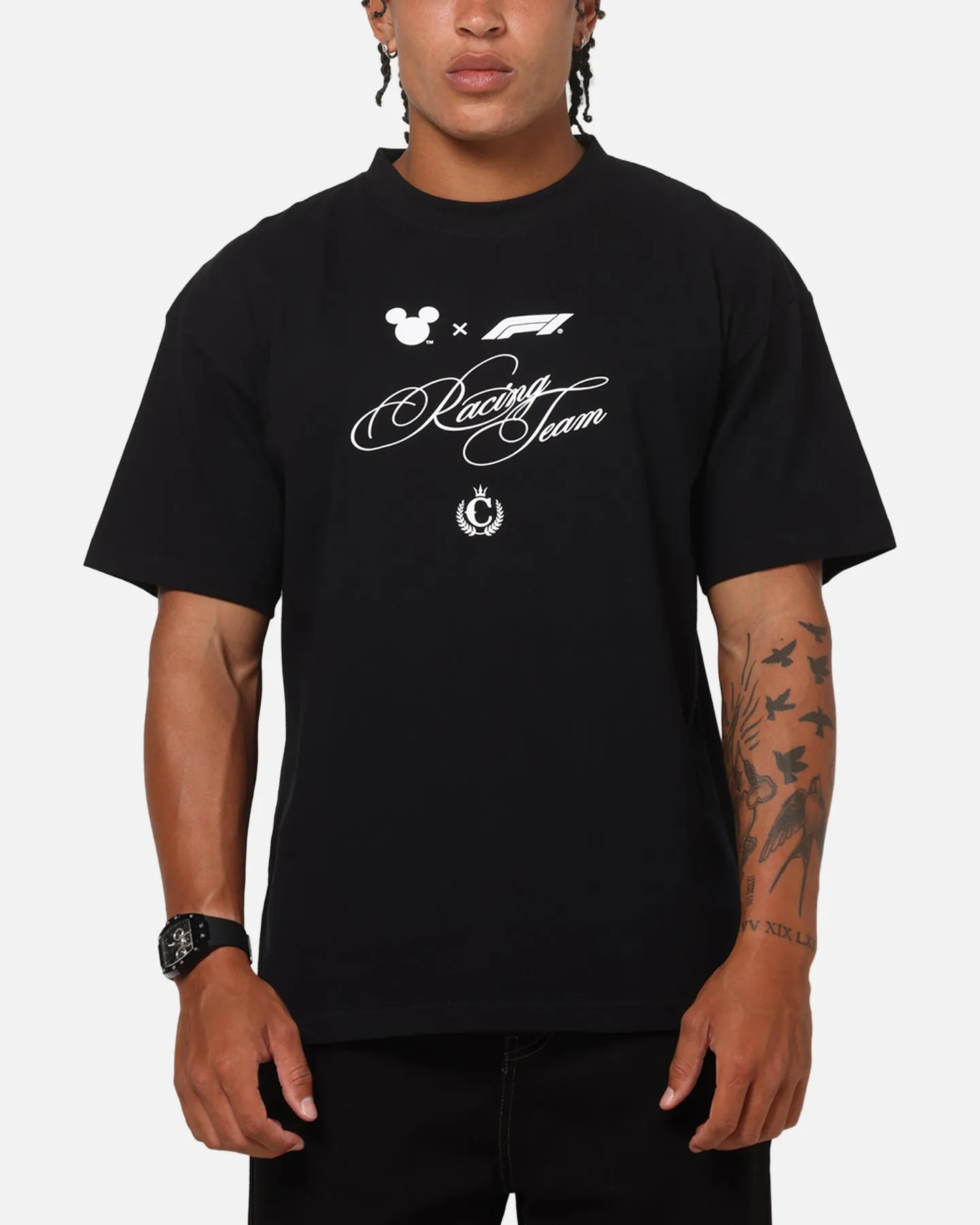 Culture Kings Disney x Formula 1® Mickey Helmet Vintage T-Shirt Black sold by Culture Kings product image thumbnail 2