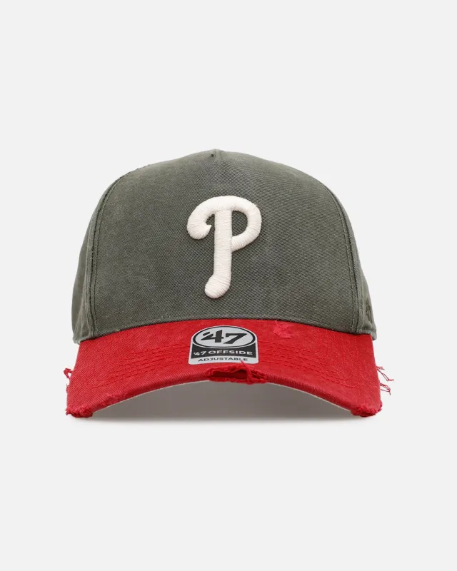 47 Brand Philadelphia Phillies 'Utilitarian' 47 Offside Strapback Moss made by 47