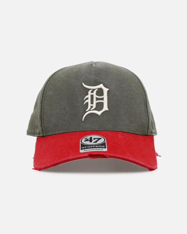 47 Brand Detroit Tigers 'Utilitarian' 47 Offside Strapback Moss made by 47