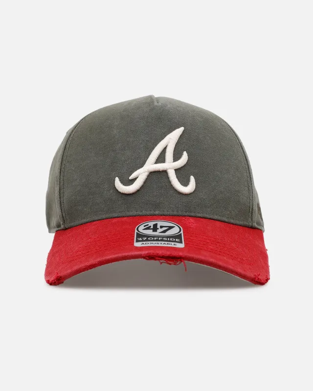 47 Brand Atlanta Braves 'Utilitarian' 47 Offside Strapback Moss made by 47