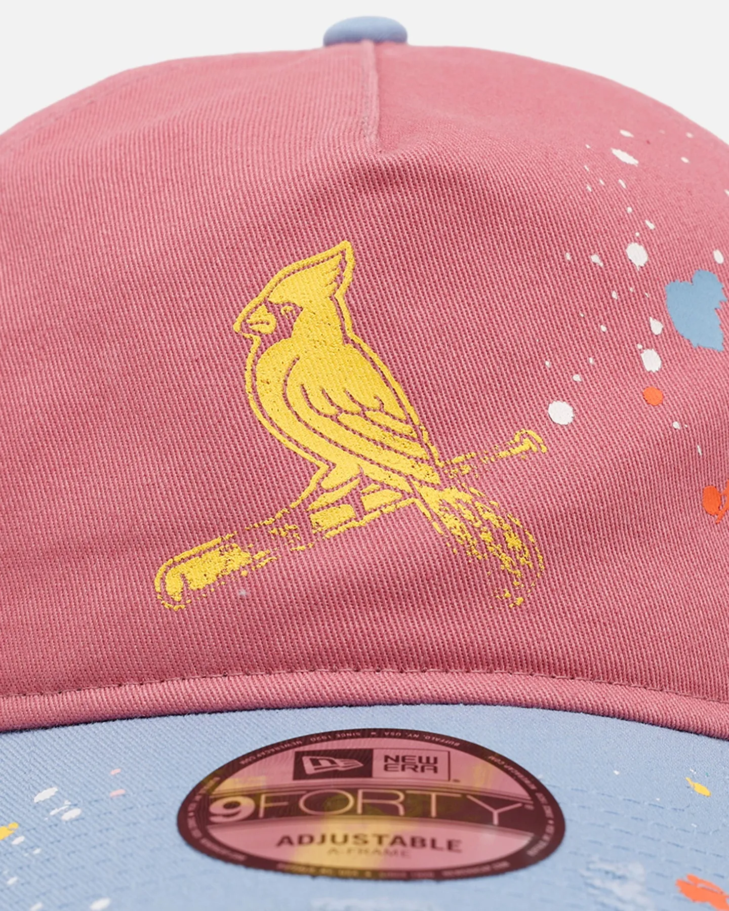 New Era St. Louis Cardinals 'Seasoned' 9FORTY A-Frame Strapback Pink/Blue sold by Culture Kings product image thumbnail 5