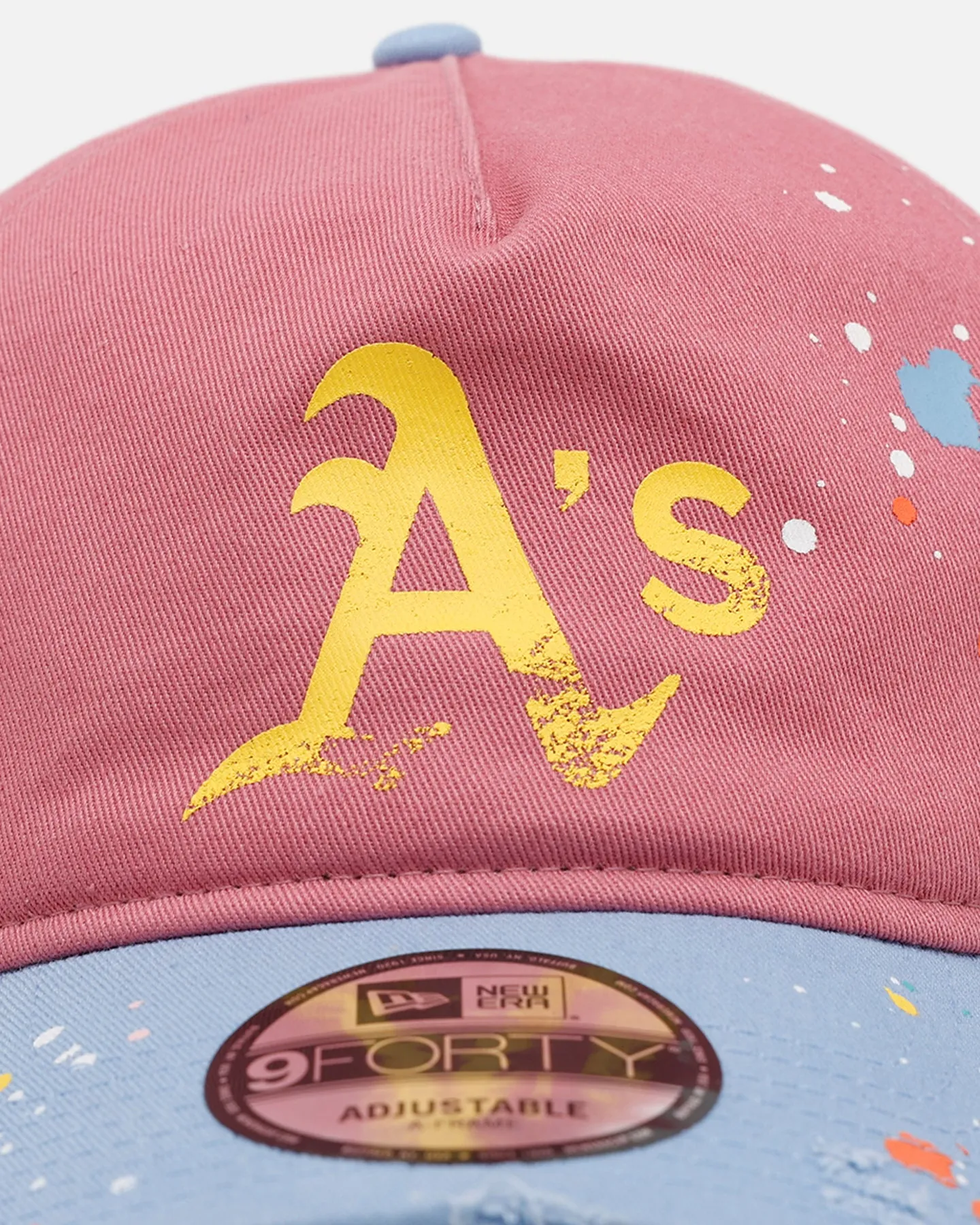 New Era Oakland Athletics 'Seasoned' 9FORTY A-Frame Strapback Pink/Blue sold by Culture Kings product image thumbnail 5