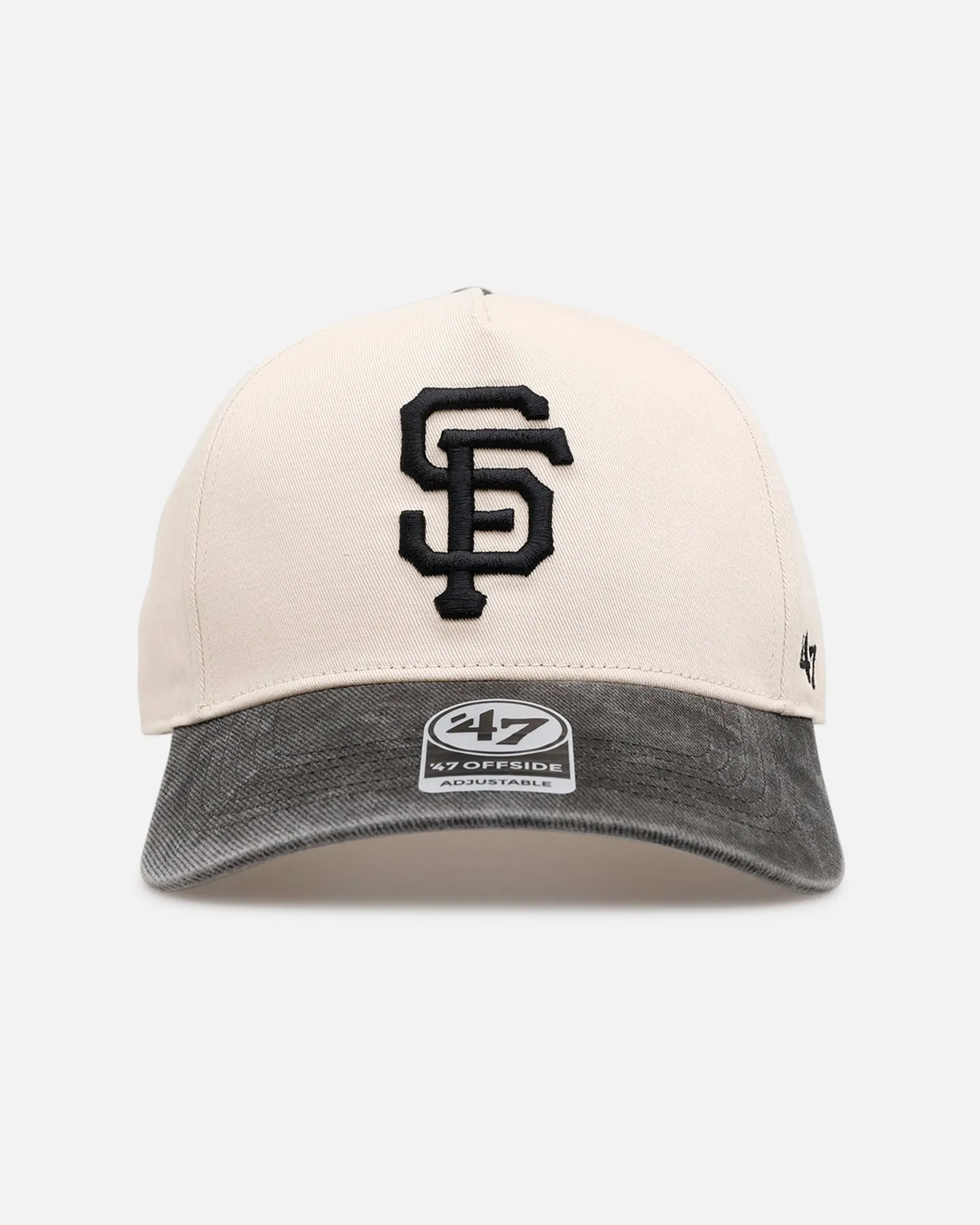 47 Brand San Francisco Giants 'Washed Black Visor' 47 Offside Snapback Natural sold by Culture Kings