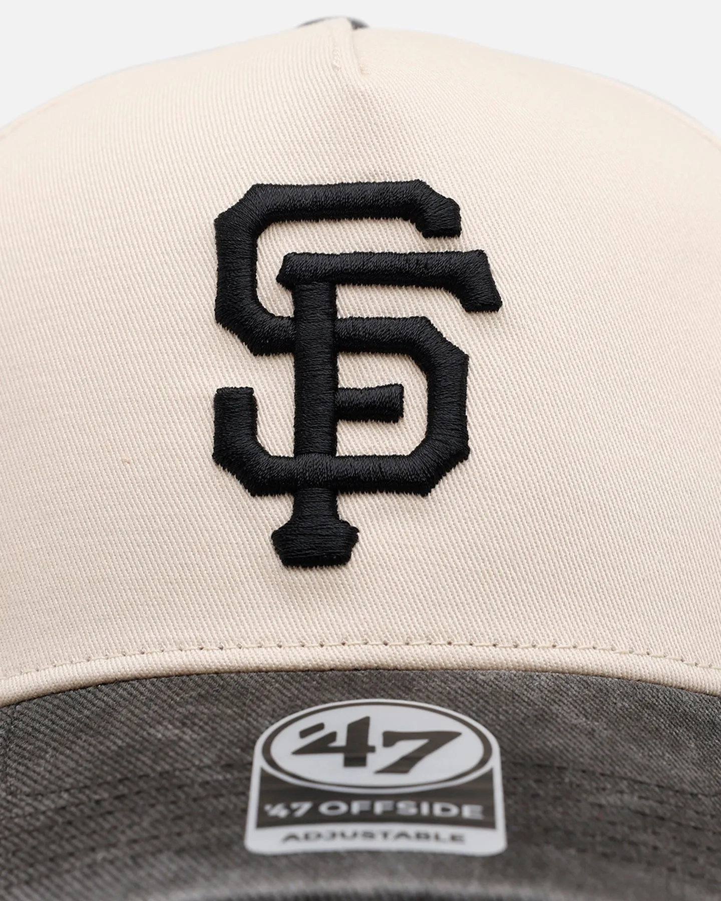 47 Brand San Francisco Giants 'Washed Black Visor' 47 Offside Snapback Natural sold by Culture Kings product image thumbnail 5