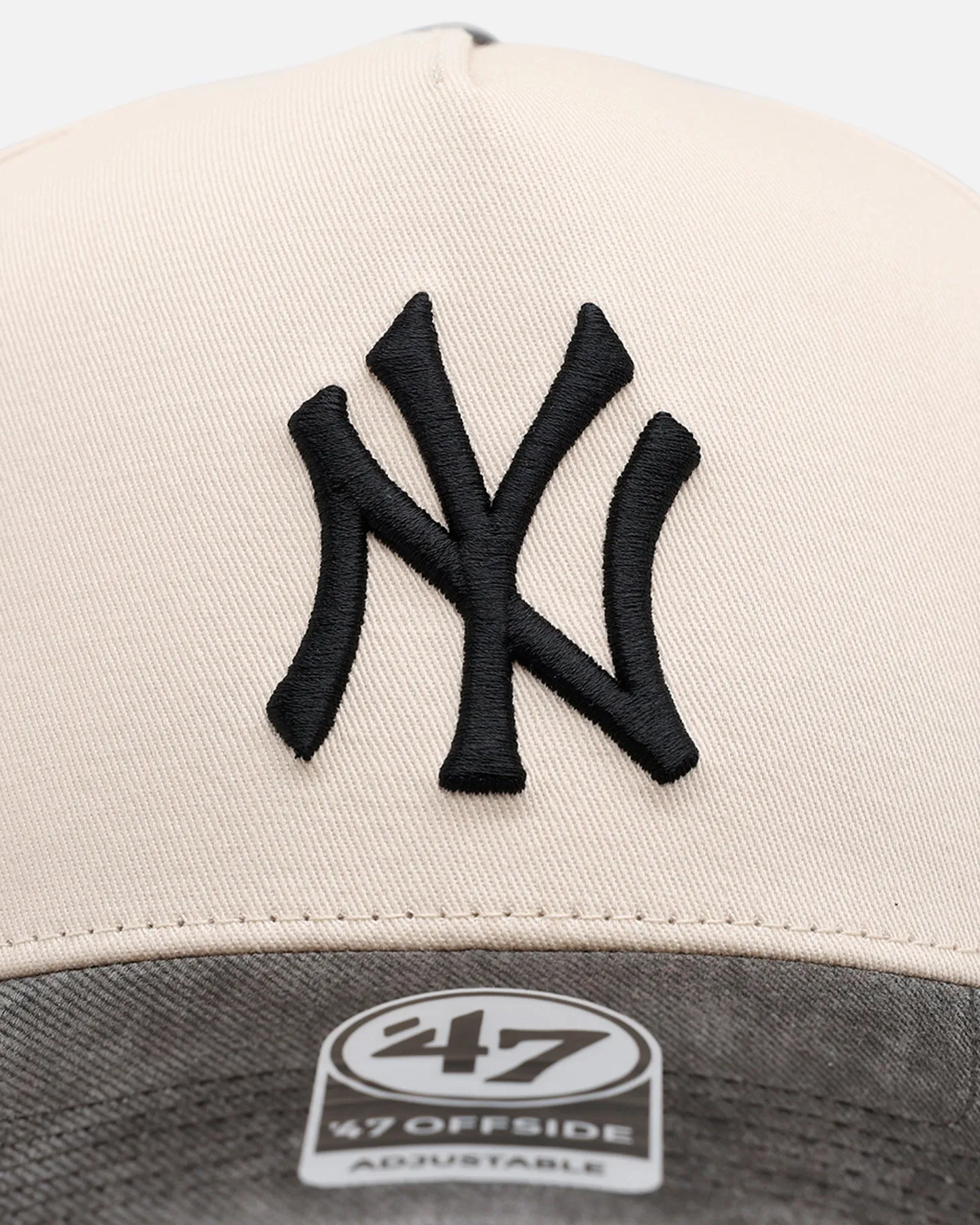47 Brand New York Yankees 'Washed Black Visor' 47 Offside Snapback Natural sold by Culture Kings product image thumbnail 5
