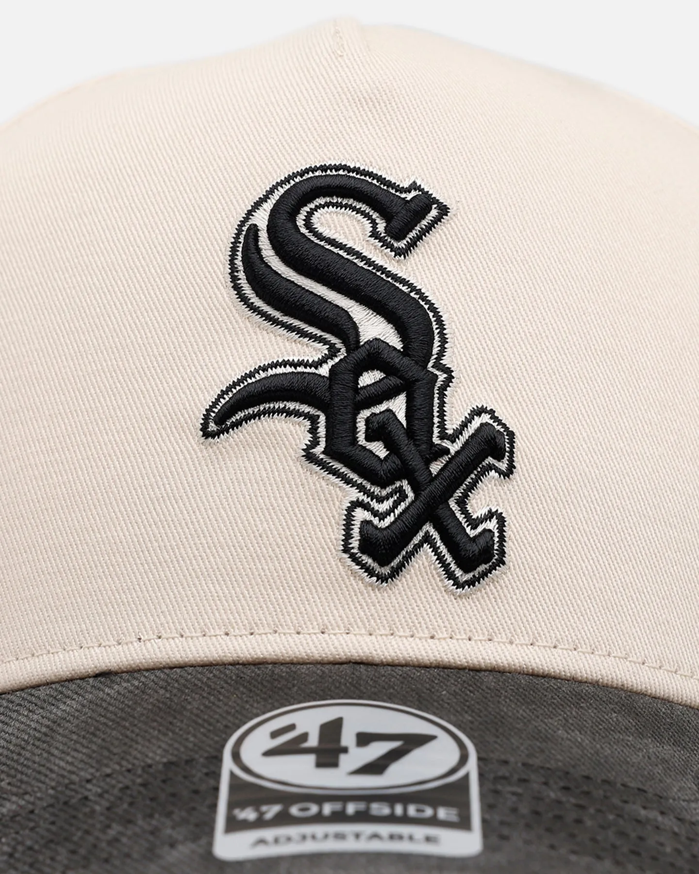 47 Brand Chicago White Sox 'Washed Black Visor' 47 Offside Snapback Natural sold by Culture Kings product image thumbnail 5