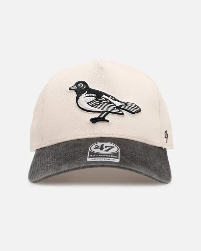47 Brand Baltimore Orioles 'Washed Black Visor' 47 Offside Snapback Natural made by 47