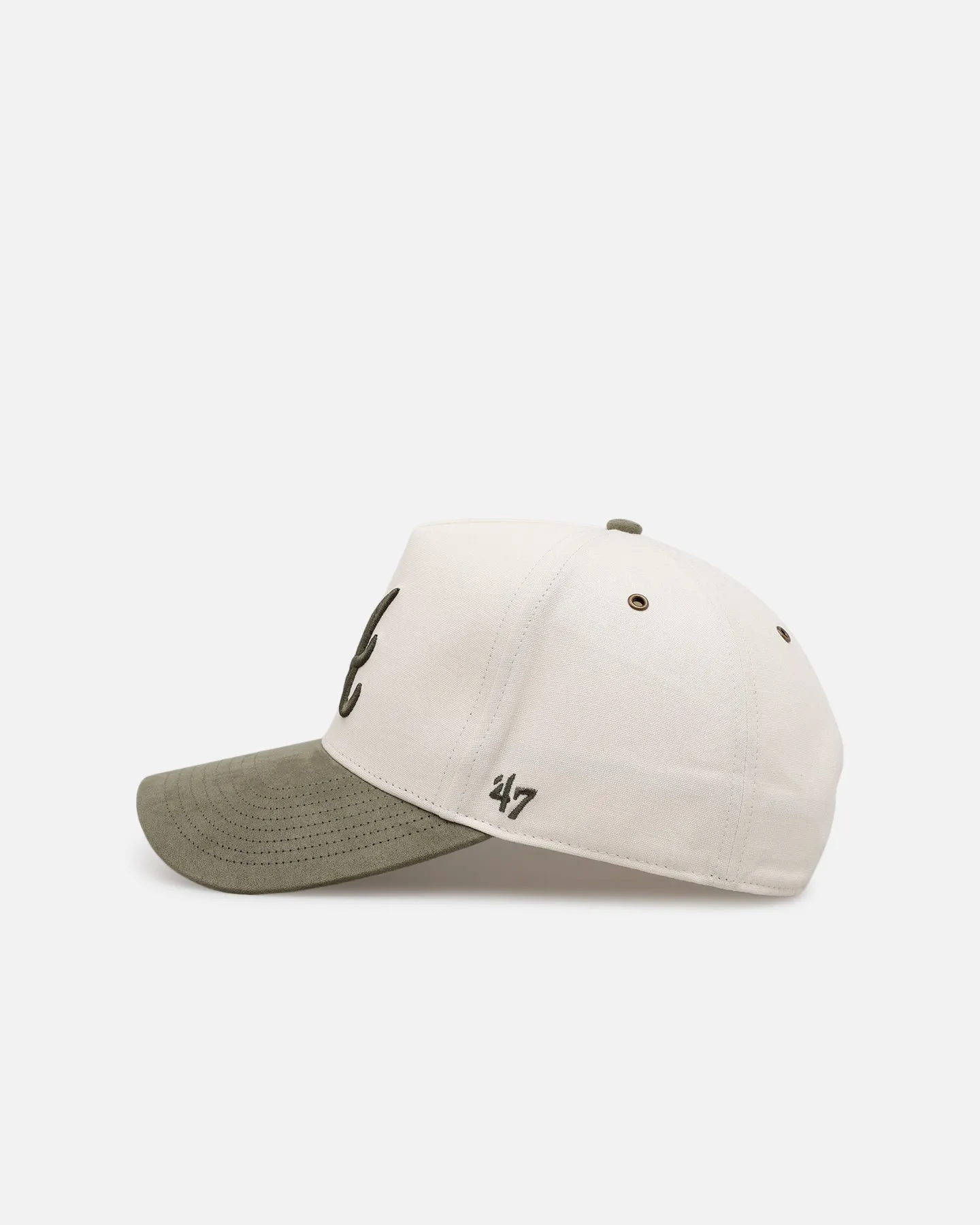 47 Brand Atlanta Braves 'Bottle Green 2.0' 47 Offside Snapback Natural sold by Culture Kings product image thumbnail 4