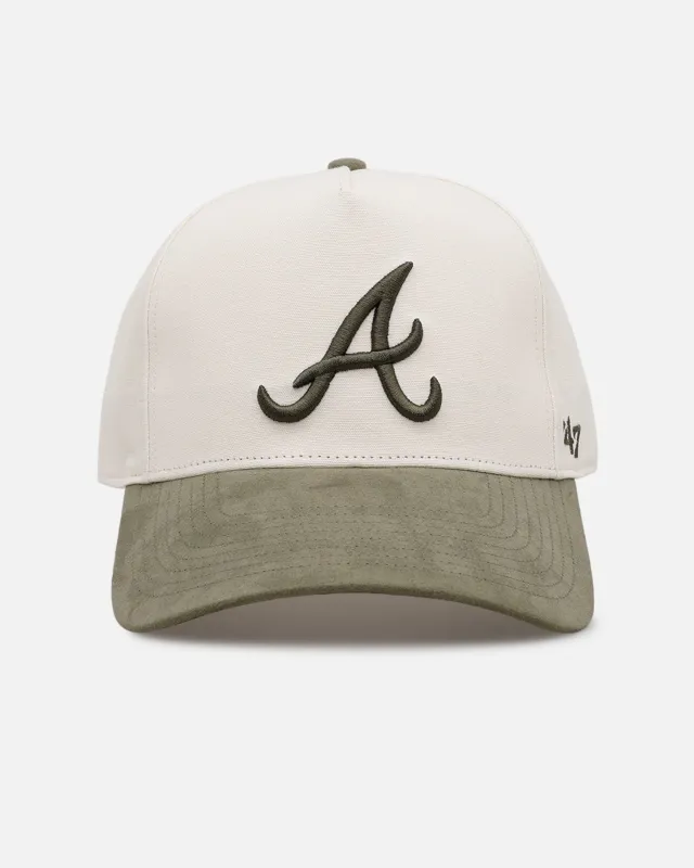 47 Brand Atlanta Braves 'Bottle Green 2.0' 47 Offside Snapback Natural made by 47
