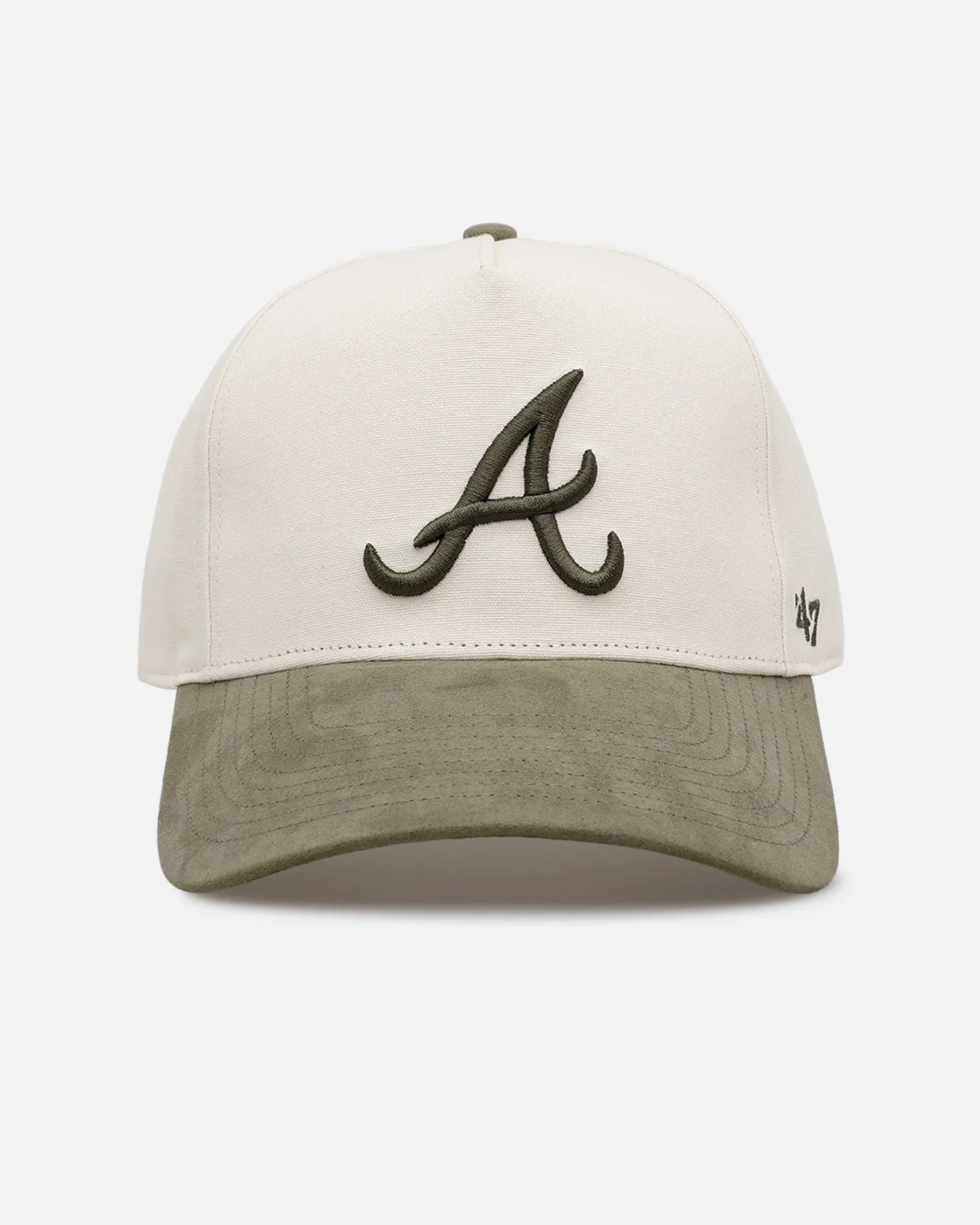 47 Brand Atlanta Braves 'Bottle Green 2.0' 47 Offside Snapback Natural sold by Culture Kings