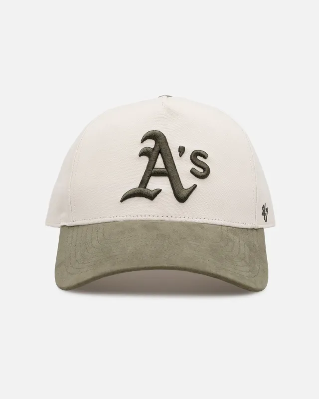 47 Brand Athletics Baseball 'Bottle Green 2.0' 47 Offside Snapback Natural made by 47