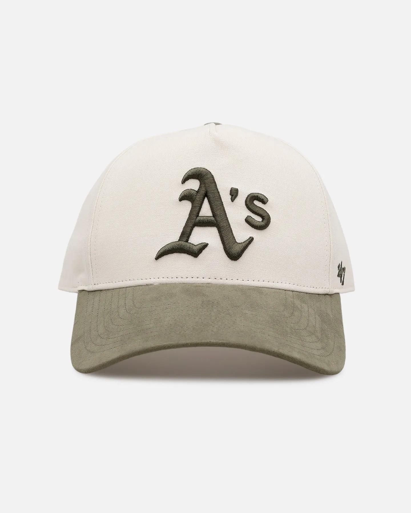 47 Brand Athletics Baseball 'Bottle Green 2.0' 47 Offside Snapback Natural sold by Culture Kings