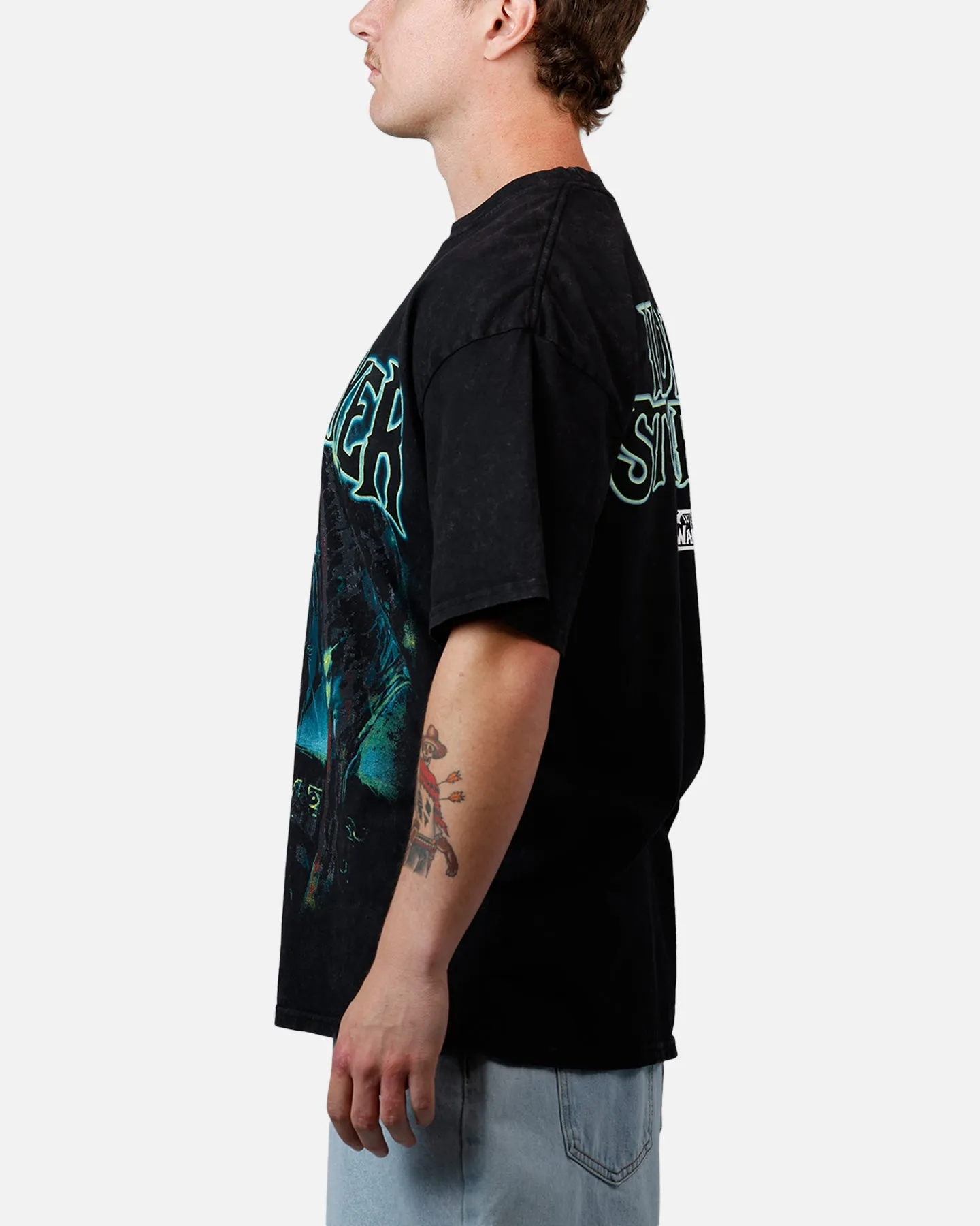 73Studio X World of Warcraft: The Betrayer V2 T-Shirt Black Acidwash sold by Culture Kings product image thumbnail 5