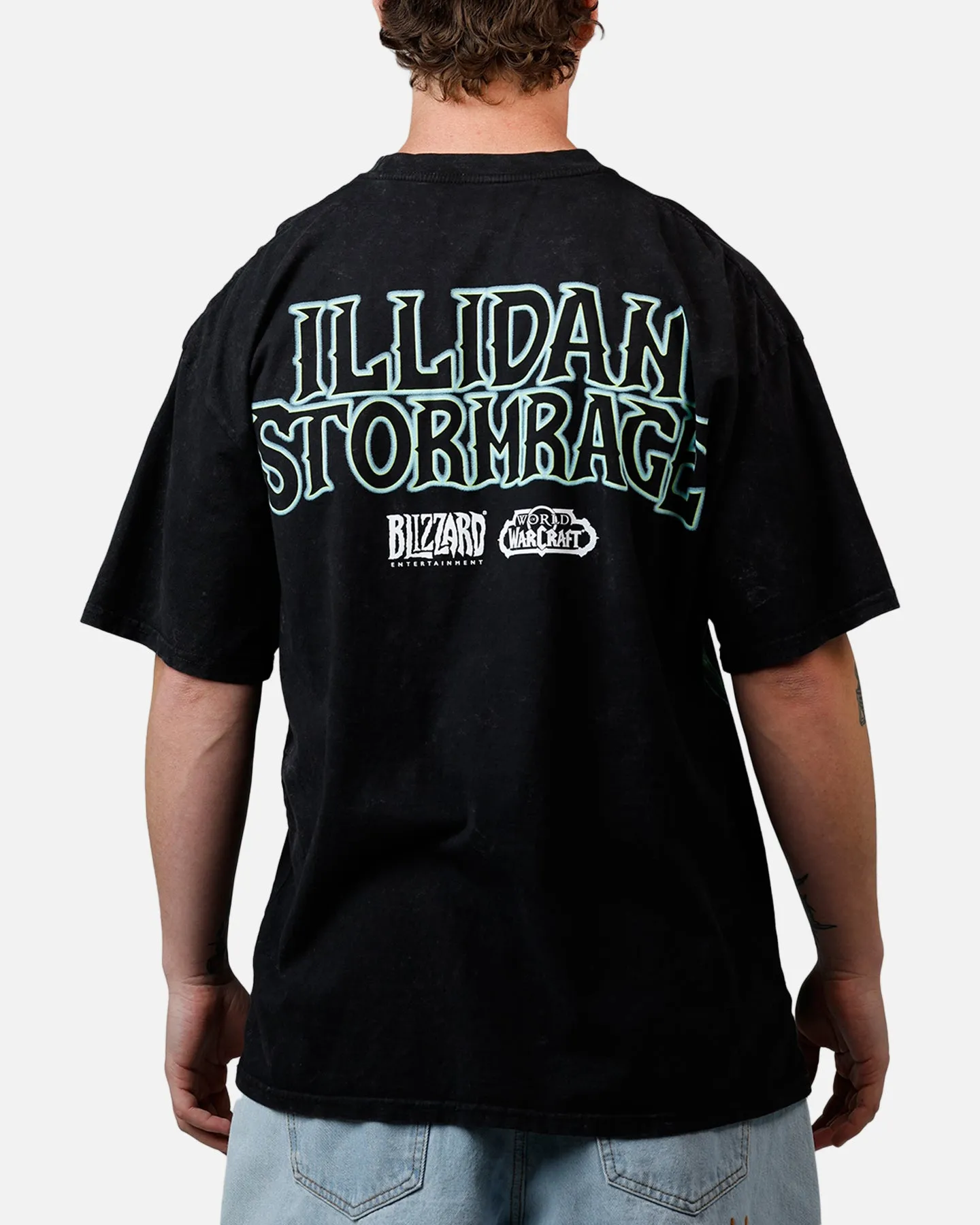 73Studio X World of Warcraft: The Betrayer V2 T-Shirt Black Acidwash sold by Culture Kings product image thumbnail 2