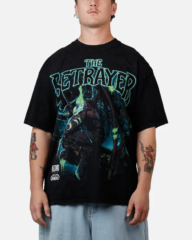 73Studio X World of Warcraft: The Betrayer V2 T-Shirt Black Acidwash made by Culture Kings