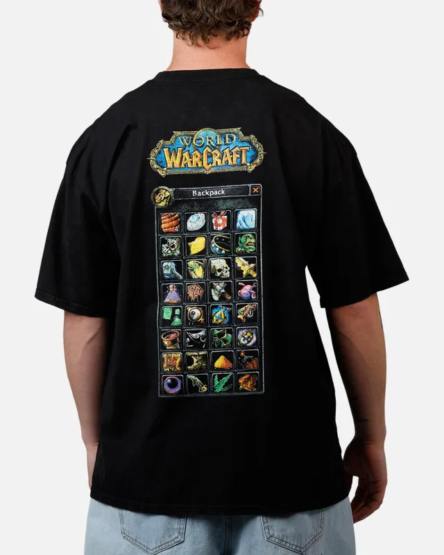 73Studio X World of Warcraft: How Big Is Your Sack T-Shirt Black Acidwash made by Culture Kings