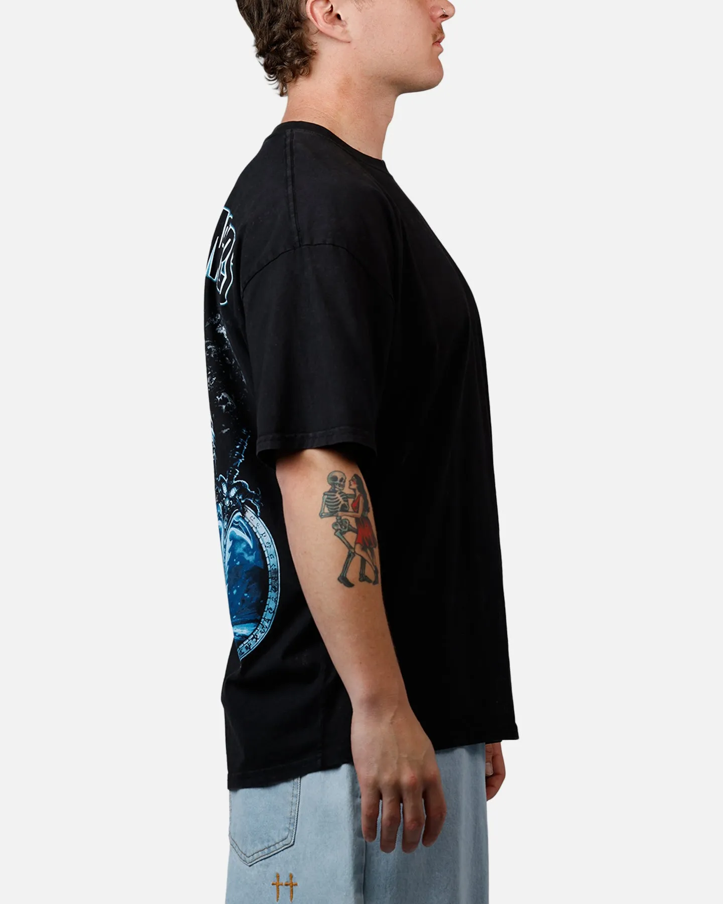 73Studio X World of Warcraft: Frostmourne Hungers T-Shirt Black Acidwash sold by Culture Kings product image thumbnail 4