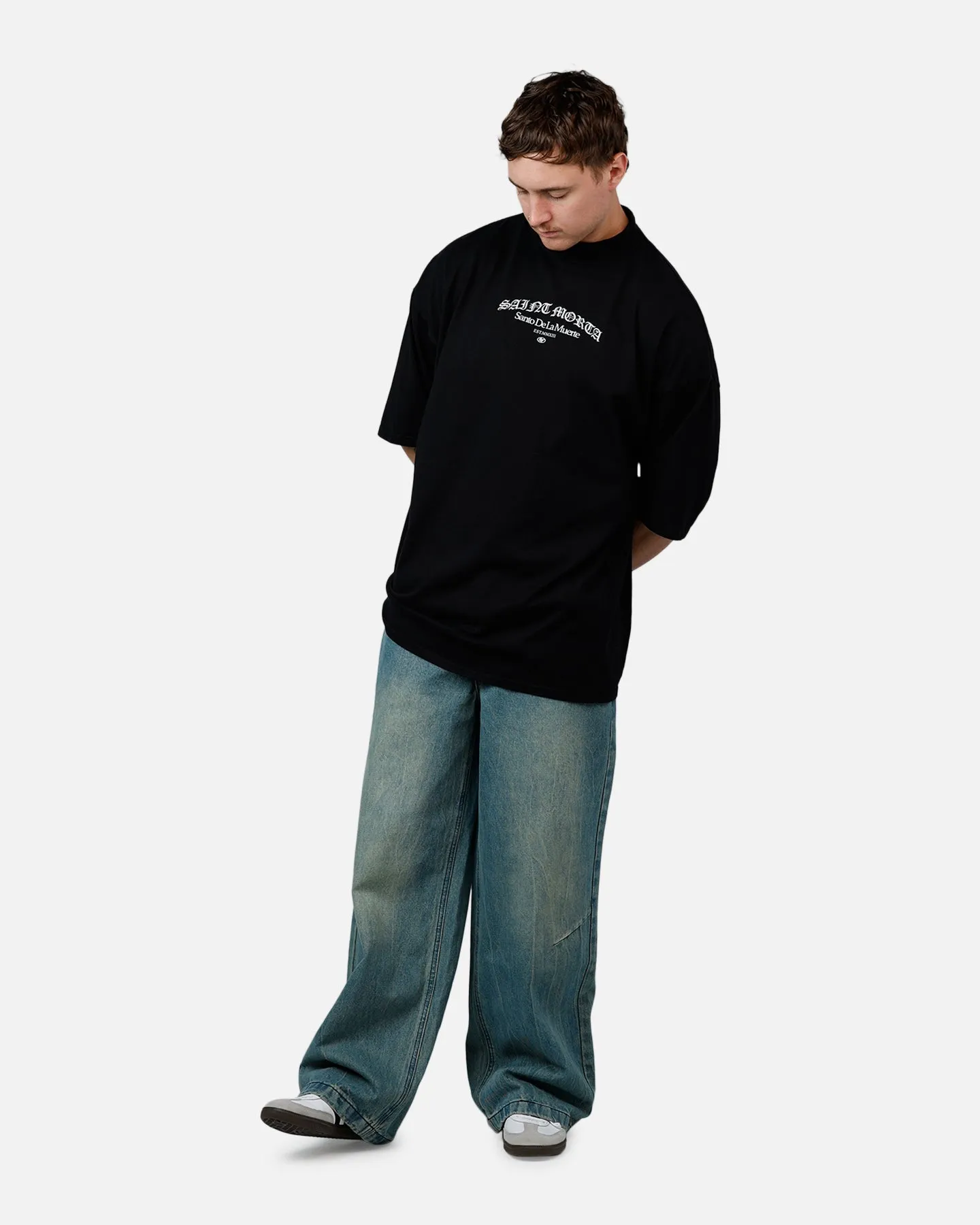 Saint Morta The Cross T-Shirt Black sold by Culture Kings product image thumbnail 3